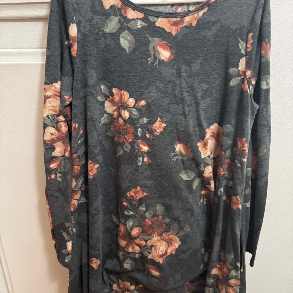 Floral Gray Women's dress